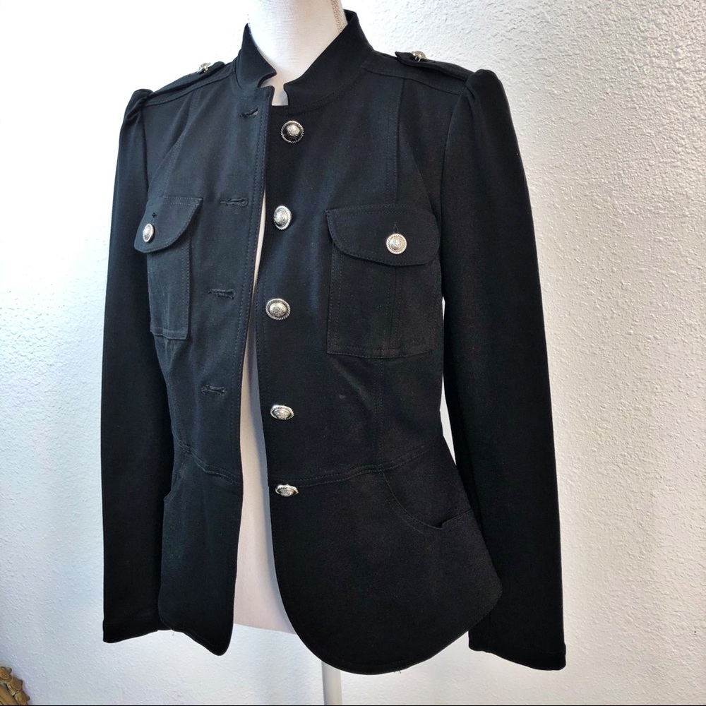 NWOT INC BLACK MILITARY STYLE JACKET